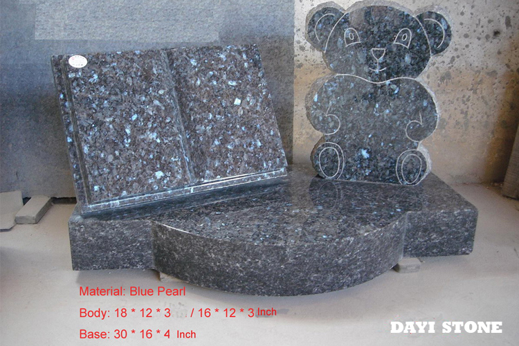 Blue Pearl Granite Headstone - Dayi Stone Blue Pearl Granite Headstone - Dayi Stone
